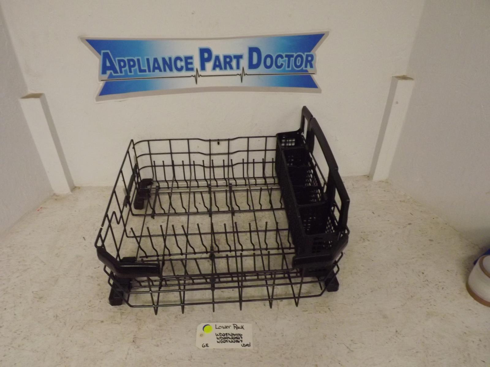GE Dishwasher WD28X26106 WD28X22827 WD28X22867 Lower Rack Used GE Dishwasher WD28X26106 WD28X22827 WD28X22867 Lower Rack Used